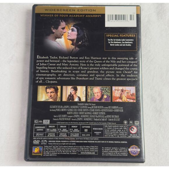 Cleopatra (1963) DVD Special Edition 2-Disc Widescreen Elizabeth Taylor Burton - Picture 2 of 7